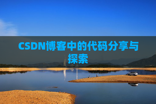 CSDN博客中的代码分享与探索